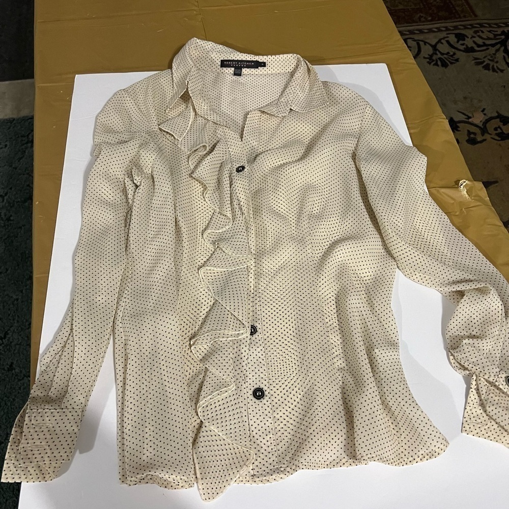 Robert Kitchen Canada Blouse Size M - image 3